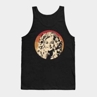 Dolly Retro Country Singer Tank Top